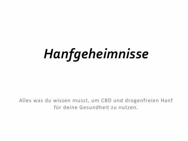 Buchinhalt Übersicht